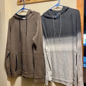 Men’s XL Hooded Long Sleeve Shirt Lot